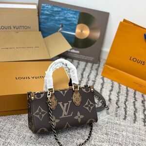 Louis Vuitton Dark Brown Monogram Shoulder Bag